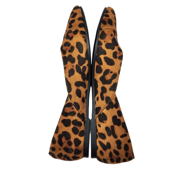 Trary Leopard Print Women's Flats Size 7 Faux Suede - Picture 11 of 12